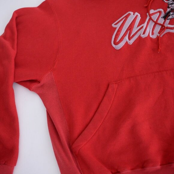 Vintage The Game Red UNLV Collegiate Hooded Pull Over Sweatshirt 2XL - Picture 6 of 9